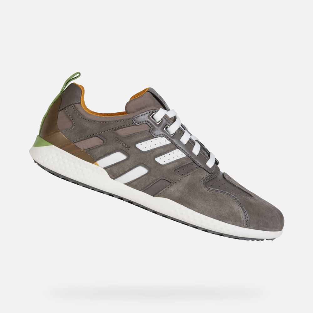 Geox Erkek Spor Ayakkabı Koyu Gri - Snake.2 - SPG-701483